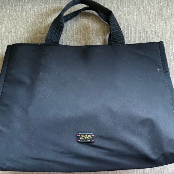 Frances Valentine Classic Black Tote - Picture 1 of 3